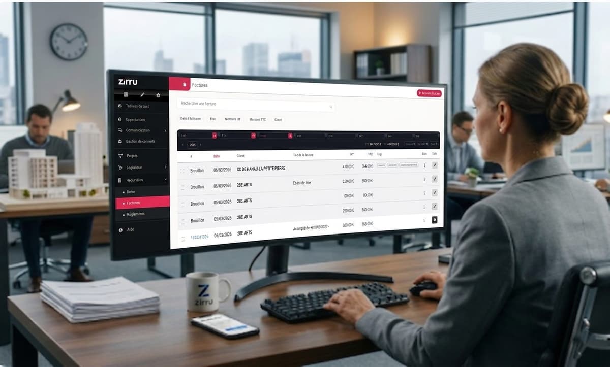 Facturation pour les agences Zirru